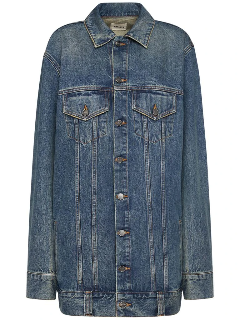 Khaite Ross Cotton Denim Jacket