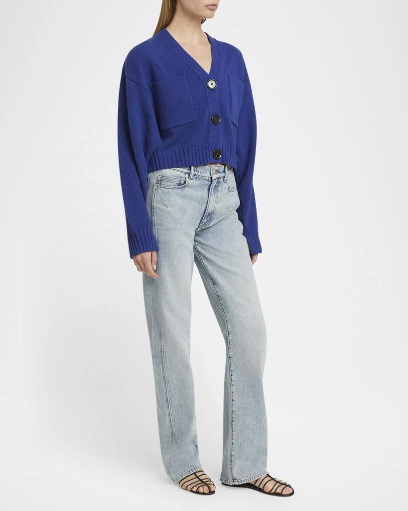 Proenza Schouler Sofia V-Neck Eco Cashmere Cardigan 2