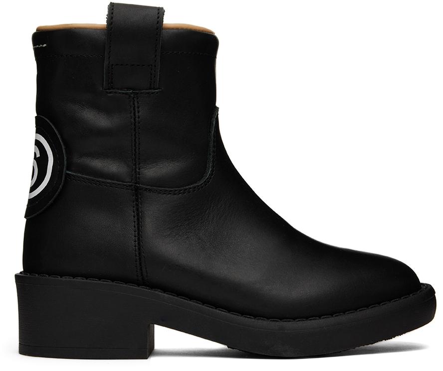 MM6 MM6 Maison Margiela 1460 8-Eye No Steel Toe Ankle Boots