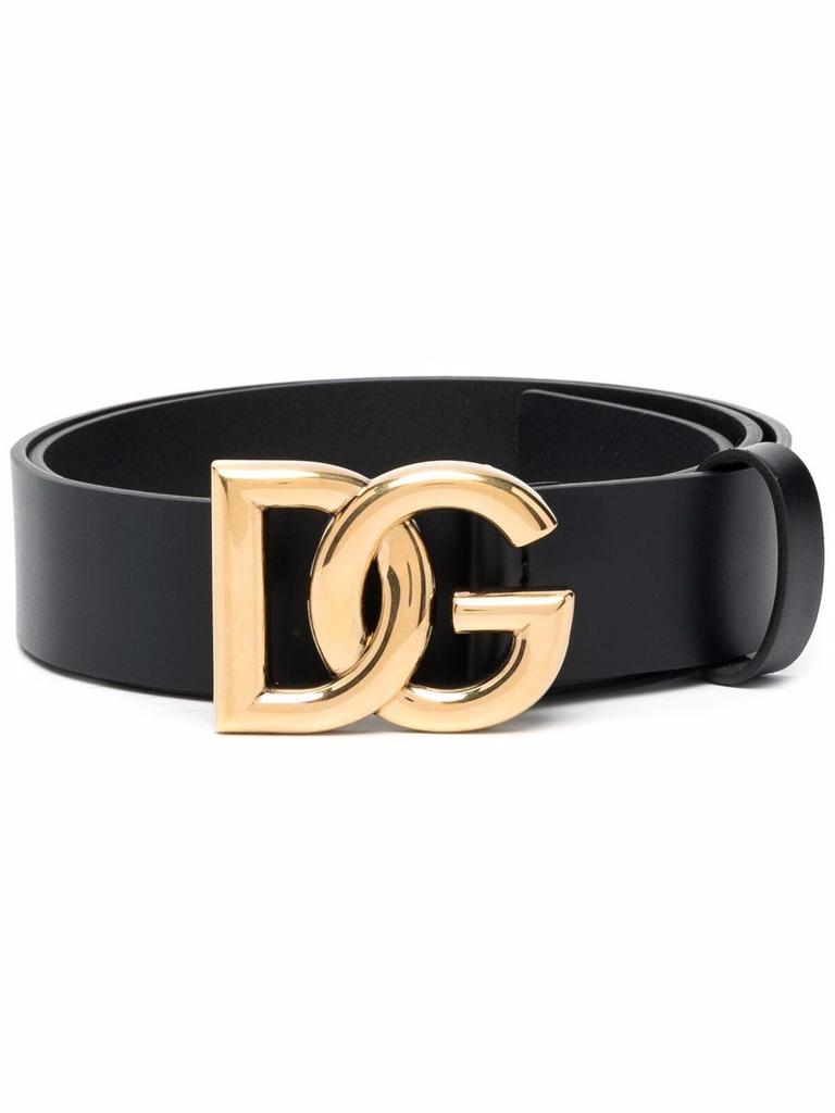 Dolce & Gabbana DOLCE & GABBANA - Dg Logo Leather Belt