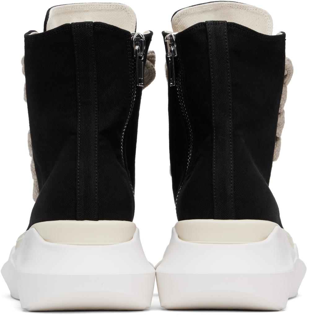 Shop Black Hollywood Jumbo Laces Abstract Sneaks Sneakers on