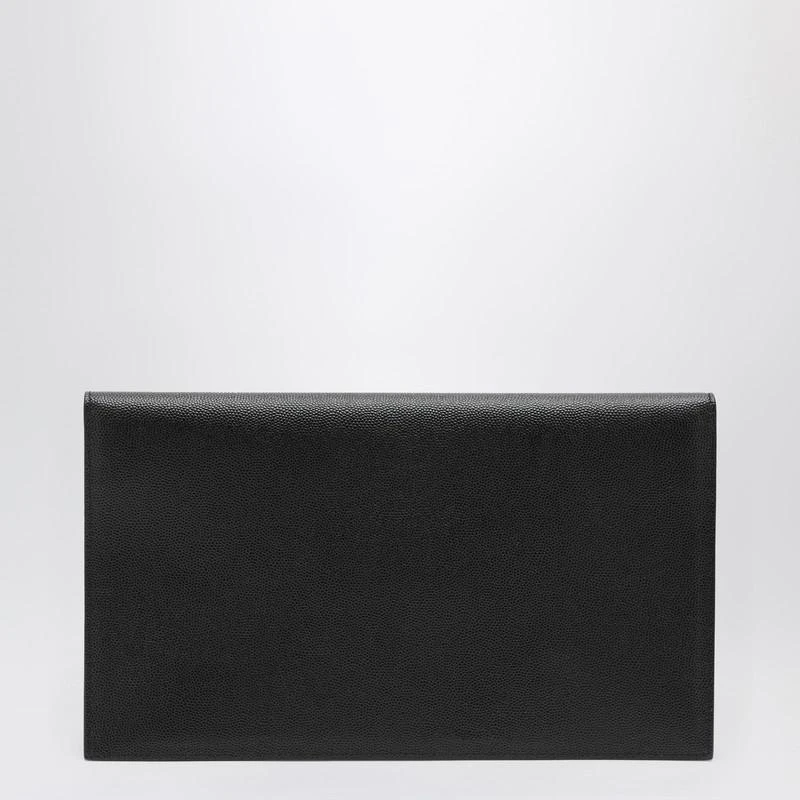 Yves Saint Laurent Black Uptown Cassandre clutch 4