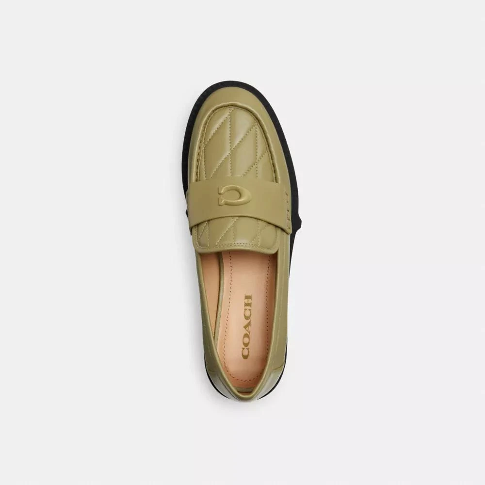Coach Leah Loafer With Quilting 3