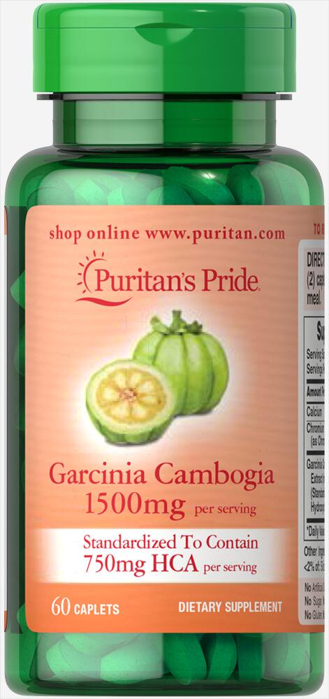 Puritan's Pride Garcinia Cambogia 750 mg 60 Caplets
