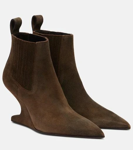 Rick Owens Suede ankle boots 1