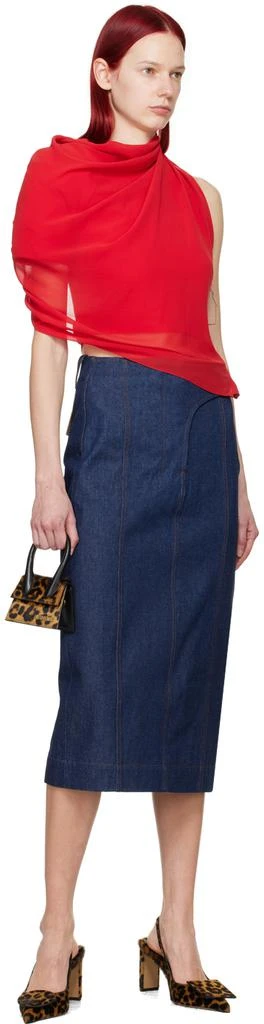Jacquemus Red Les Sculptures 'Le haut Pablo' Blouse 4