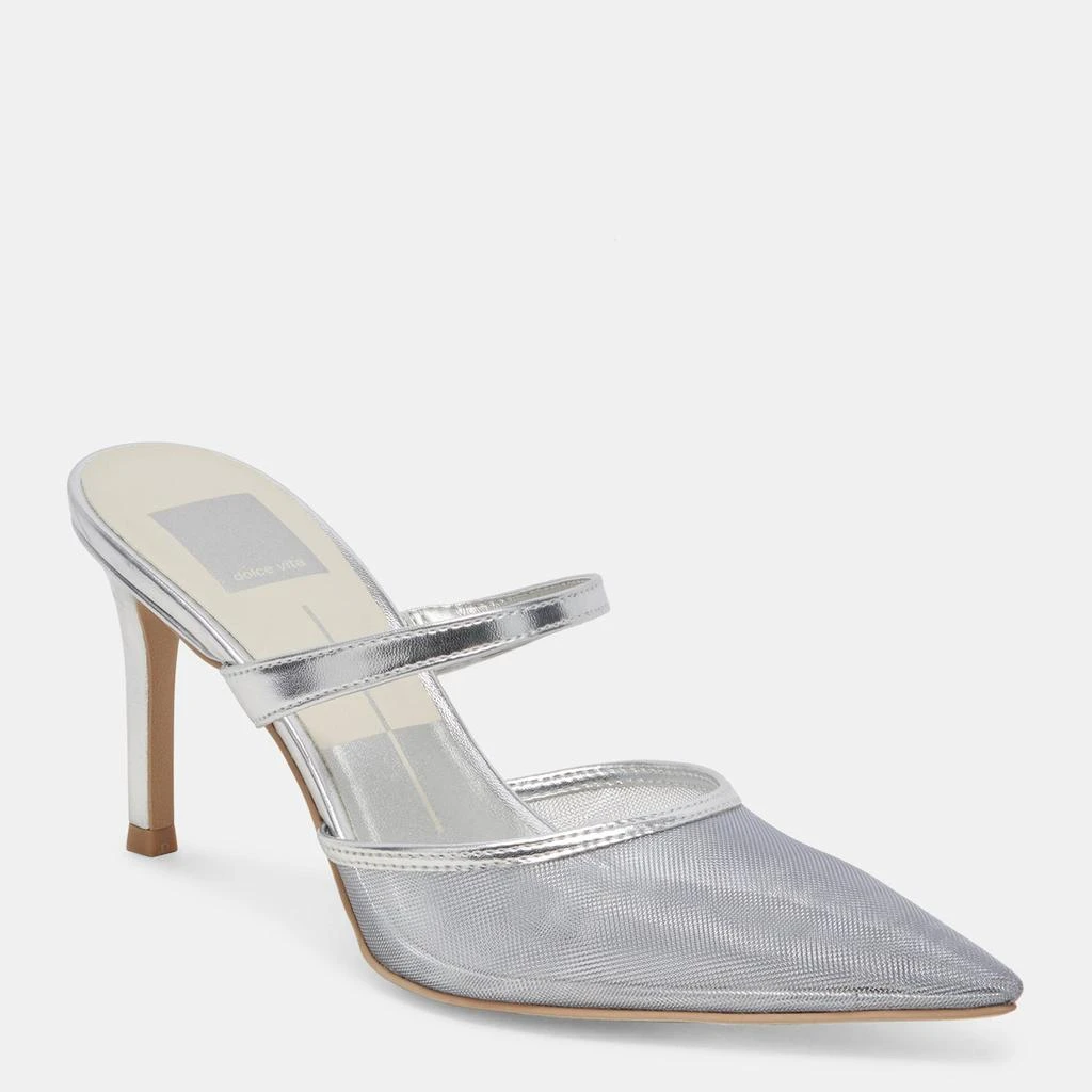 Dolce Vita Katik Heels Silver Mesh 3