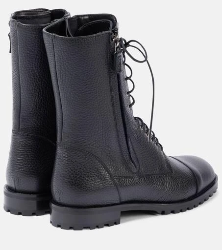 Manolo Blahnik Lugata leather lace-up boots 2