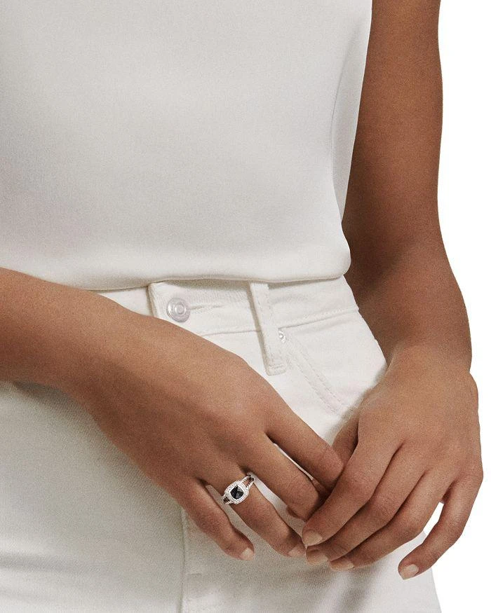 David Yurman Petite Albion Ring with Gemstone and Diamonds 2