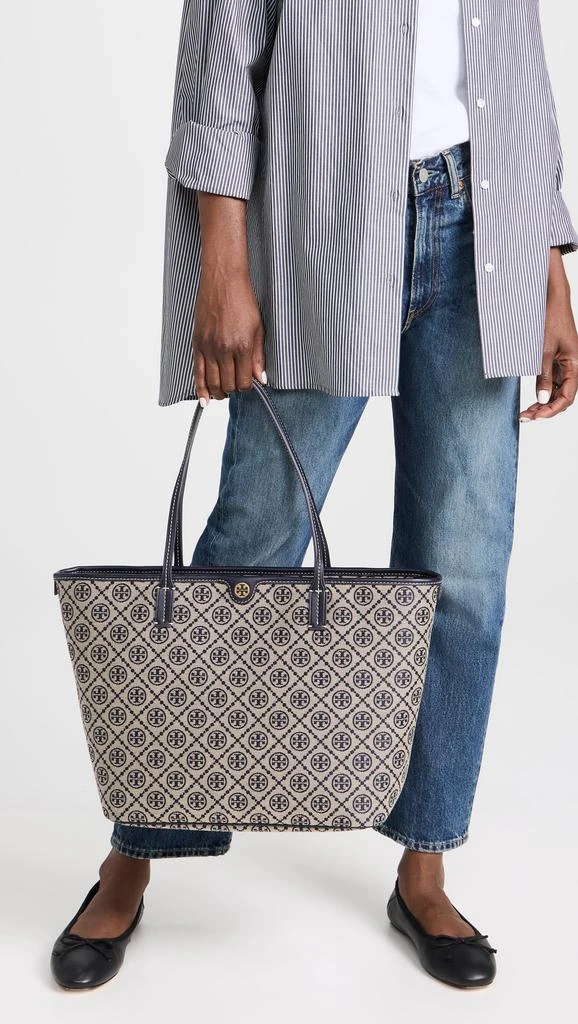 Tory Burch T Monogram Zip Tote 2