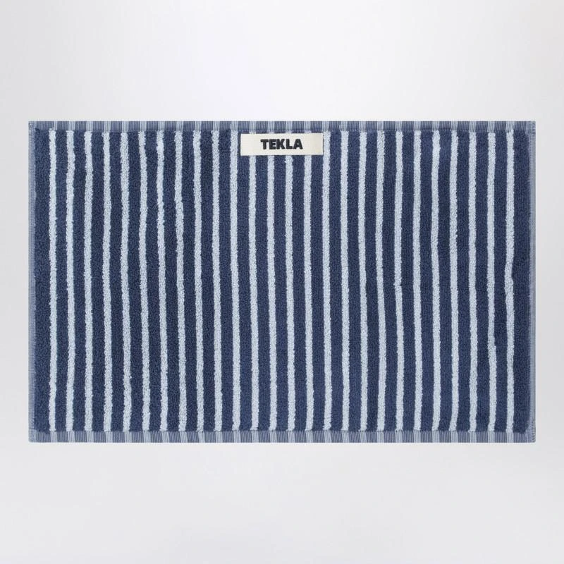 Tekla Striped blue guest towel 30x50 cm