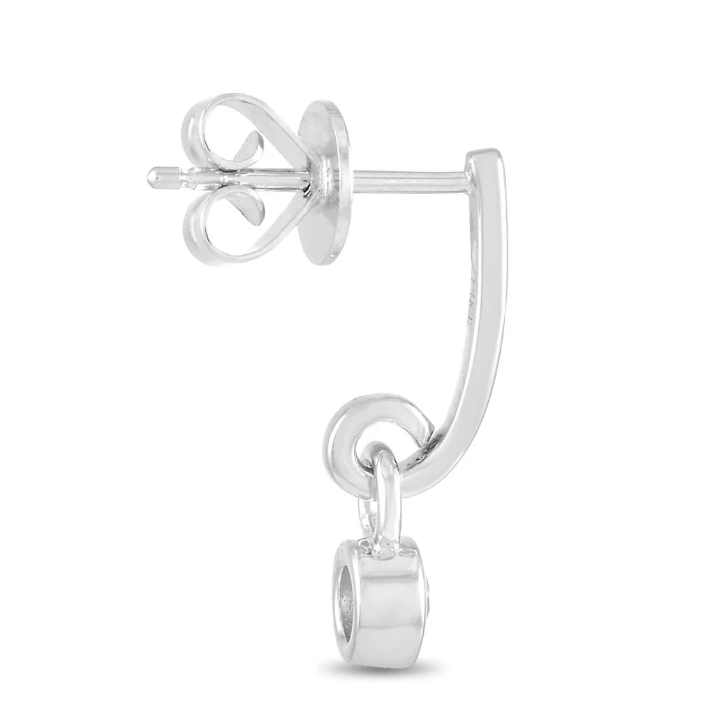 Non Branded 14K White Gold 0.25 ct Diamond Dangle Earrings 2