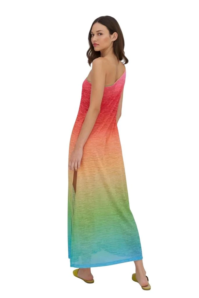 Pitusa Pitusa - One Shoulder Rainbow Maxi Dress 3