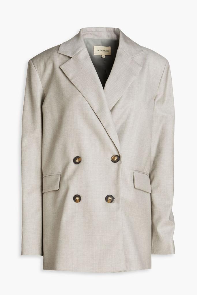 Loulou Studio Donau double-breasted wool-twill blazer