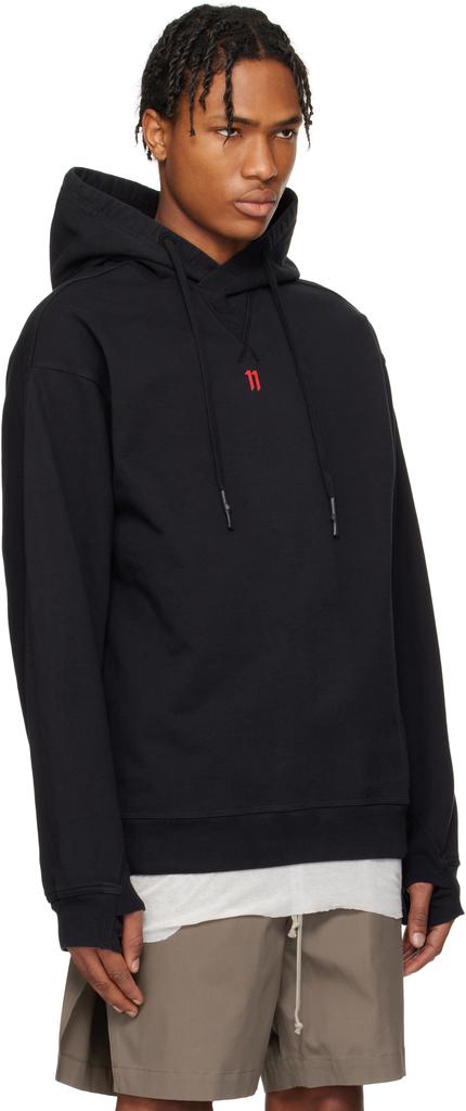 11 by Boris Bidjan Saberi Black H2 Hoodie
