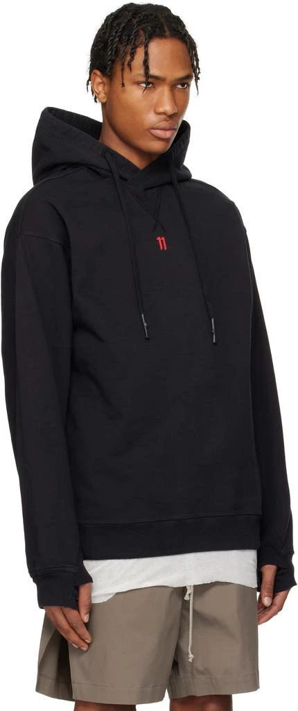 11 by Boris Bidjan Saberi Black H2 Hoodie 2
