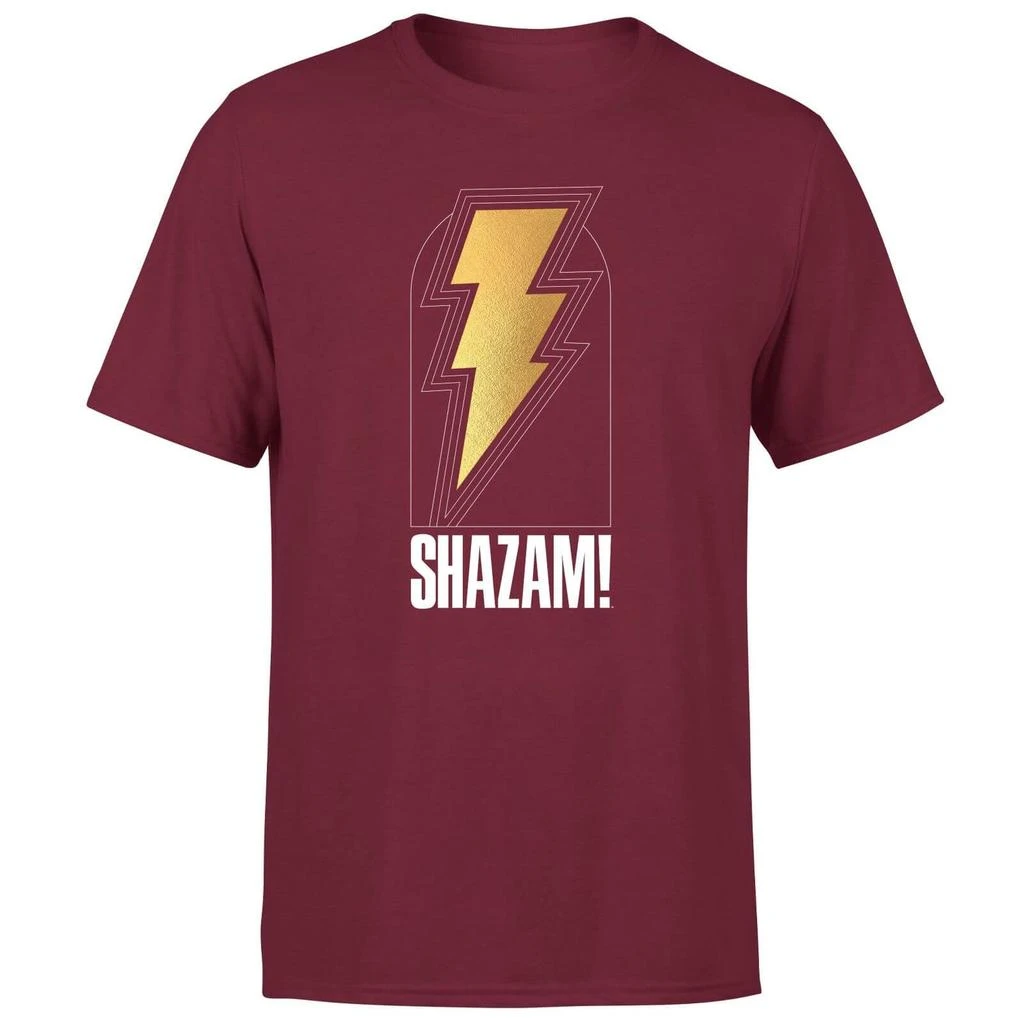 Original Hero Shazam! Fury of the Gods Bolt Unisex T-Shirt - Burgundy 1