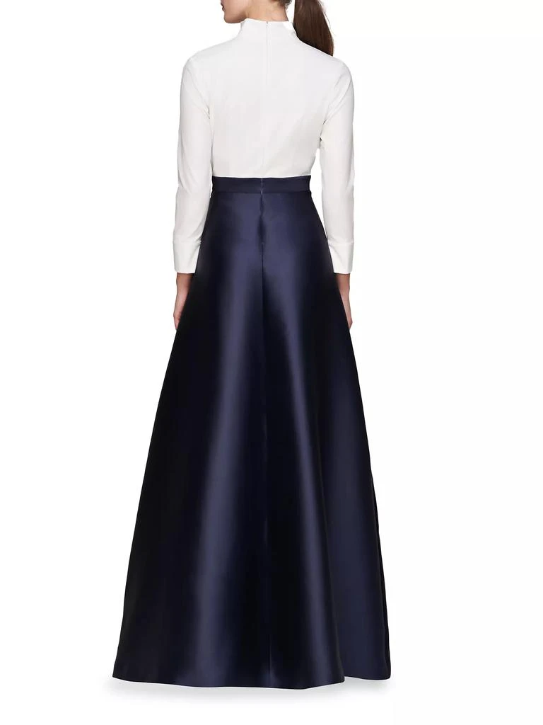 Kay Unger Phoebe Swan-Neck Gown 5