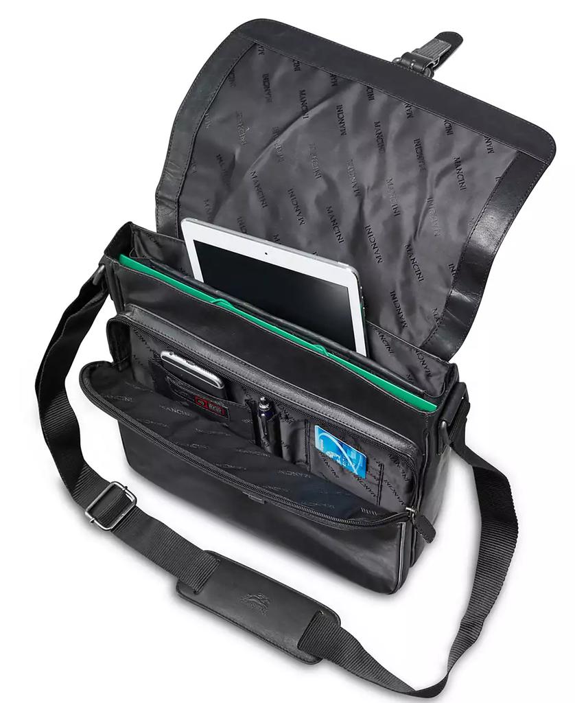 Mancini Leather Goods Buffalo Collection Crossover Tablet Bag
