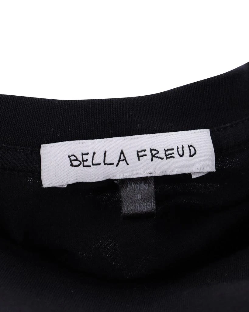 Bella Freud 90's Print T-Shirt in Black Cotton 4