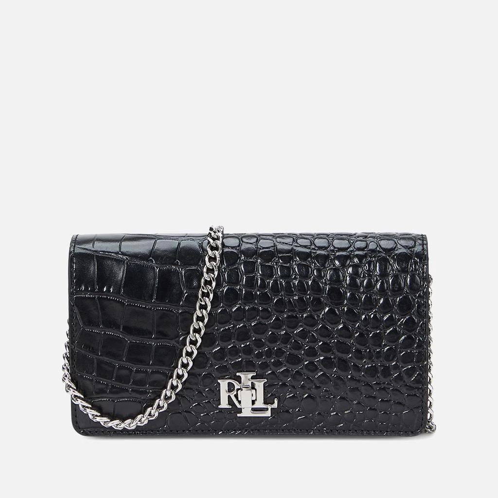 Ralph Lauren Turnlock Leather Phone Tech Case 1