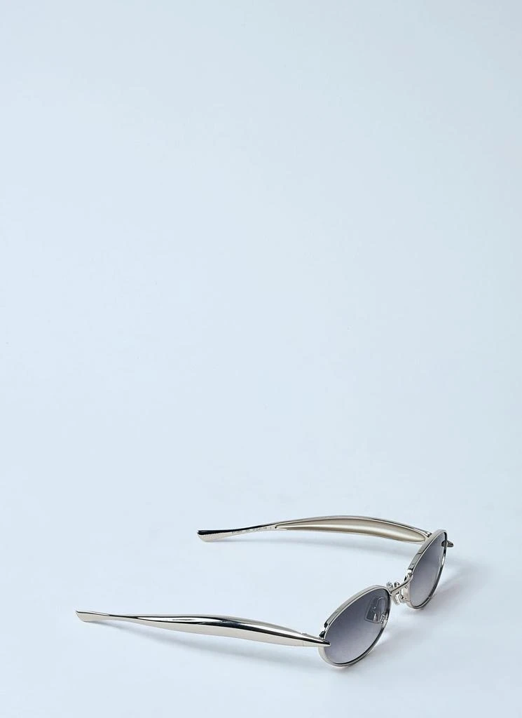 Bottega Veneta Sardine Oval Sunglasses 2