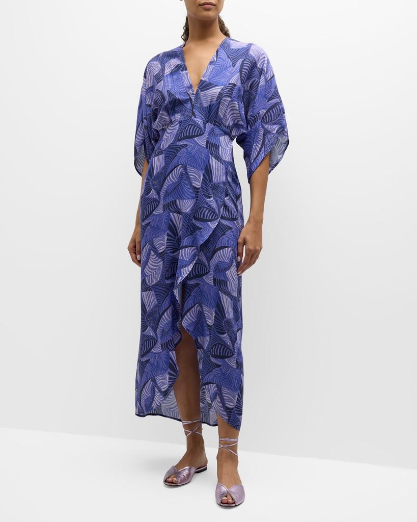 Jaline Katherine Geo Print Maxi Dress