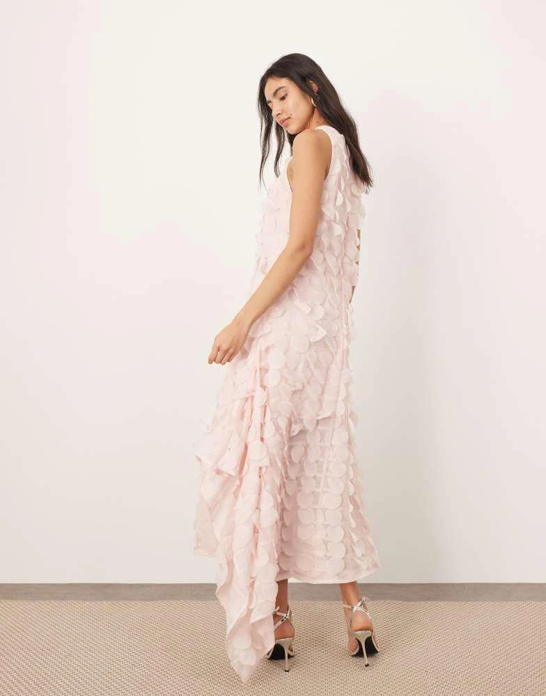 ARRANGE laser cut drop waist maxi dress with square cut skirt in pink  On  Sale Now with Up to 21% Off | Discover Exclusive Deals & Savings at  BeyondStyle  Authentic