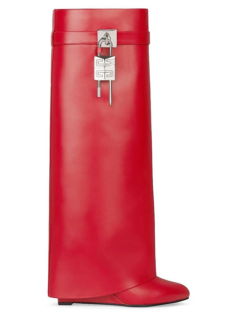 Givenchy Shark Lock Boots in Leather 1