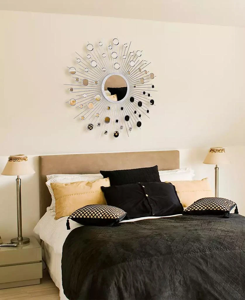 Empire Art Direct 
Milkyway I
 Bling Round Wall Mirror, 36" x 36" 5