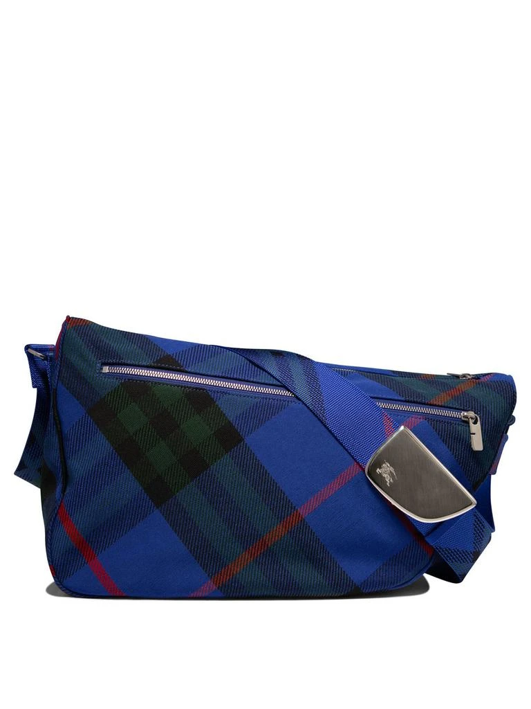 Burberry Burberry Shield Tartan-Check Zipped Shoulder Bag 1