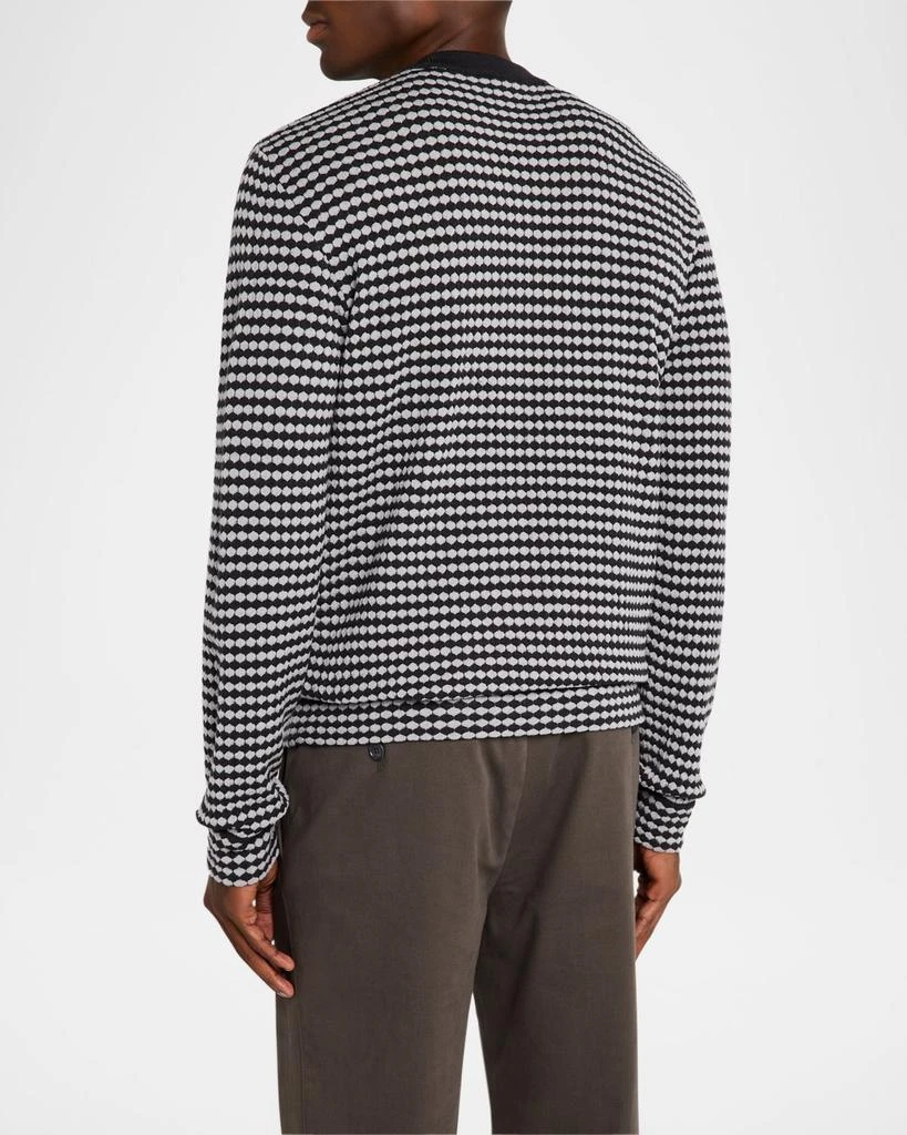 Giorgio Armani Men's Dot-Effect Jacquard Sweater 3