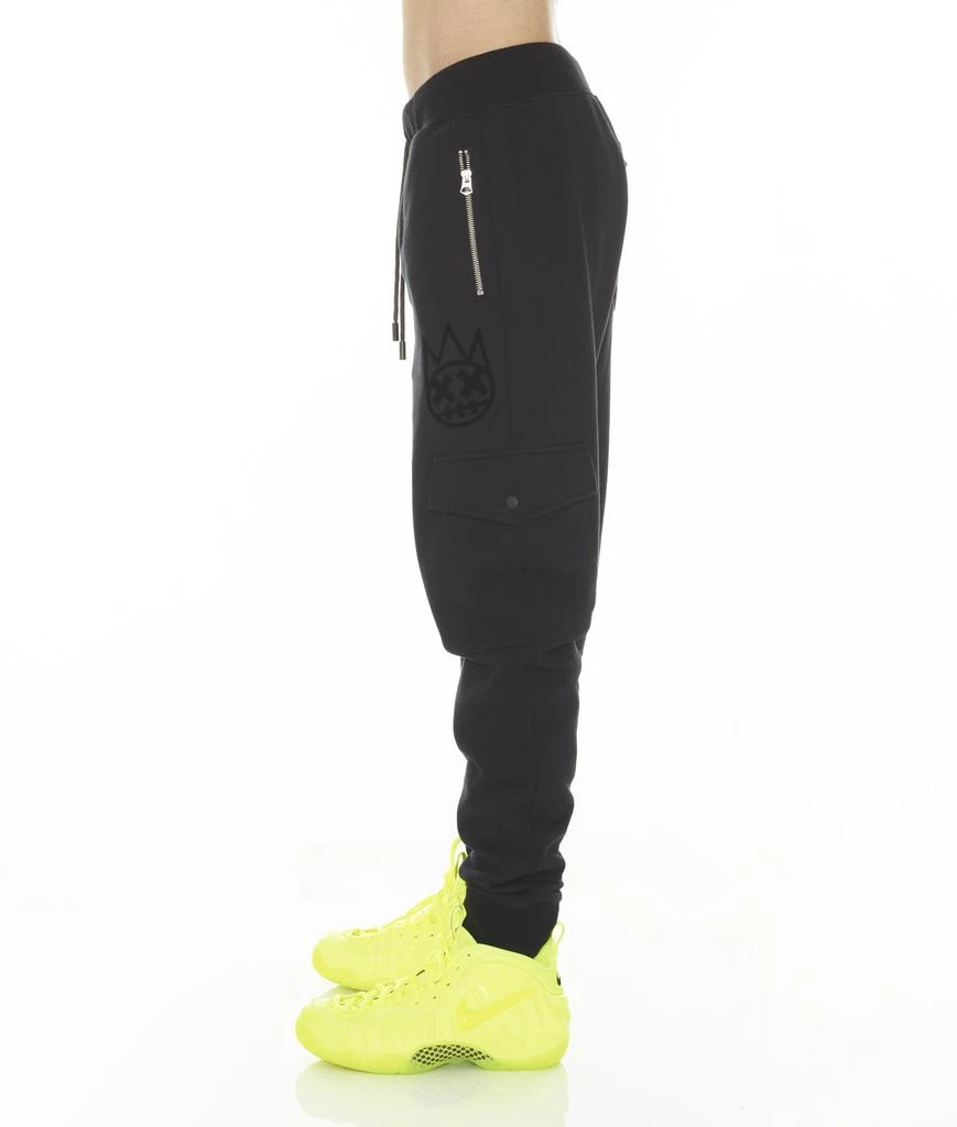 Cult Of Individuality CARGO SWEATPANT IN BLACK 4