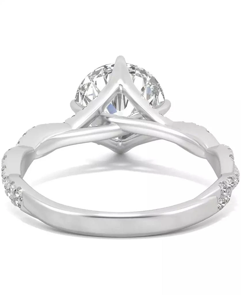Charles & Colvard Moissanite Twist Engagement Ring (2-1/3 ct. t.w. DEW) in 14k White Gold 6
