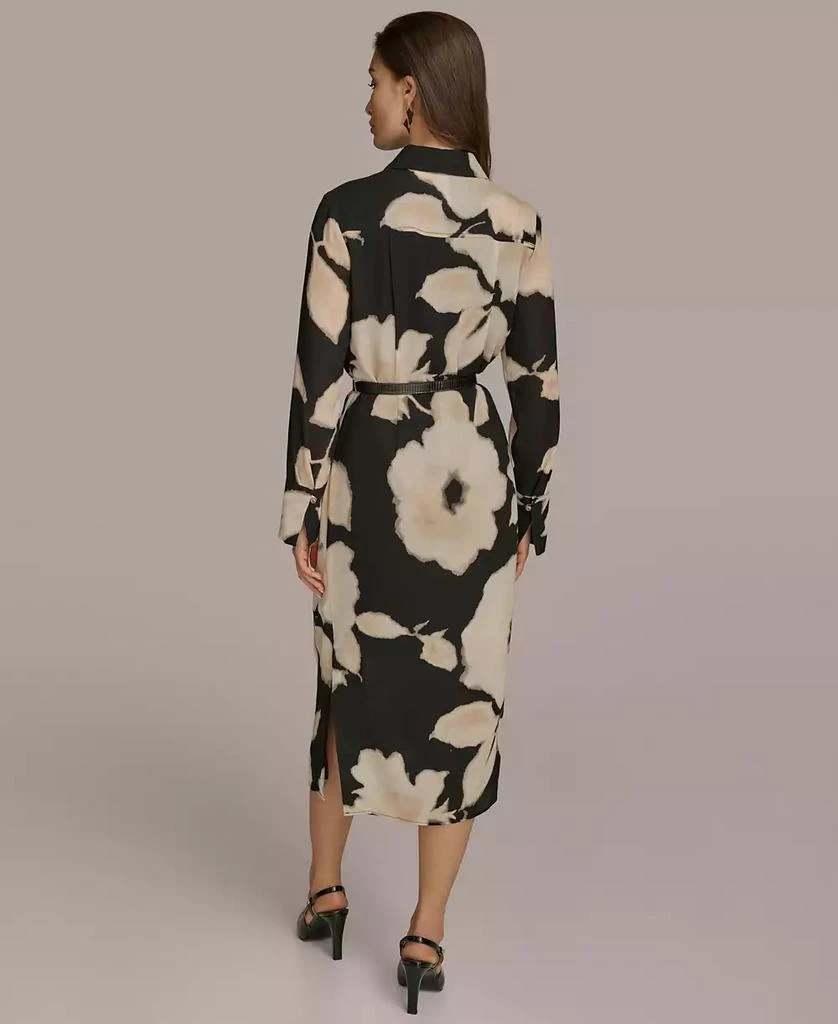 Donna Karan Women's Floral-Print Shirtdress 6