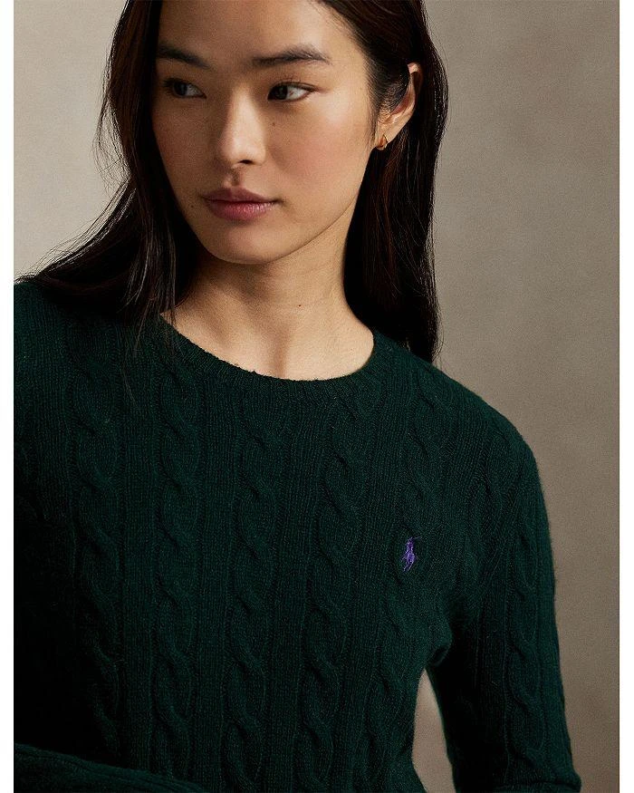 Ralph Lauren Cable Wool Cashmere Crewneck Sweater 4