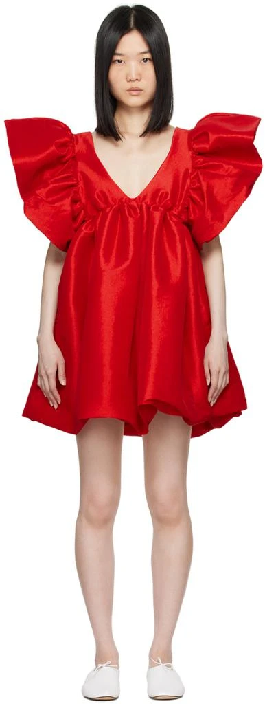 Kika Vargas SSENSE Exclusive Red Adri Minidress 1