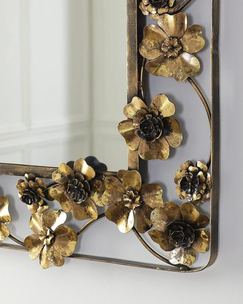 Jamie Young Rectangle Floral Mirror 4