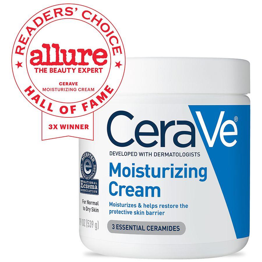 CeraVe Face and Body Moisturizing Cream for Normal to Dry Skin Unscented