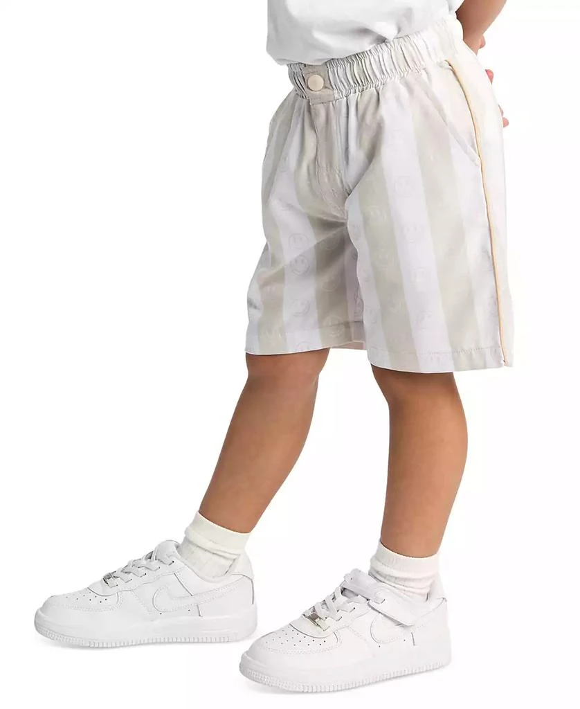 Sovereign Code Toddler & Little Boys Trey Striped Smile-Print Swim Trunks 3