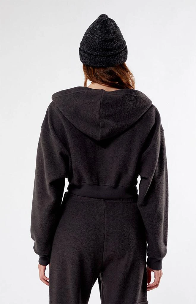 PacSun Cozy Double Zip Cropped Hoodie 3