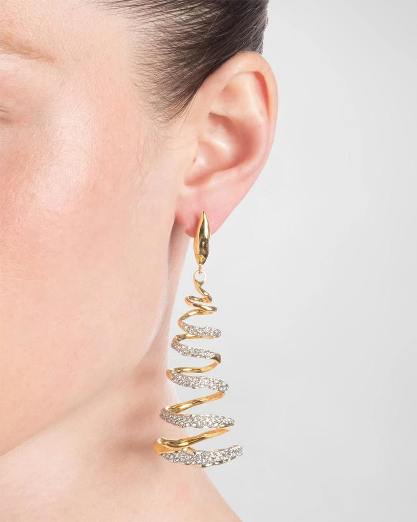 Alexis Bittar Solanales Crystal Spiral Earrings 2