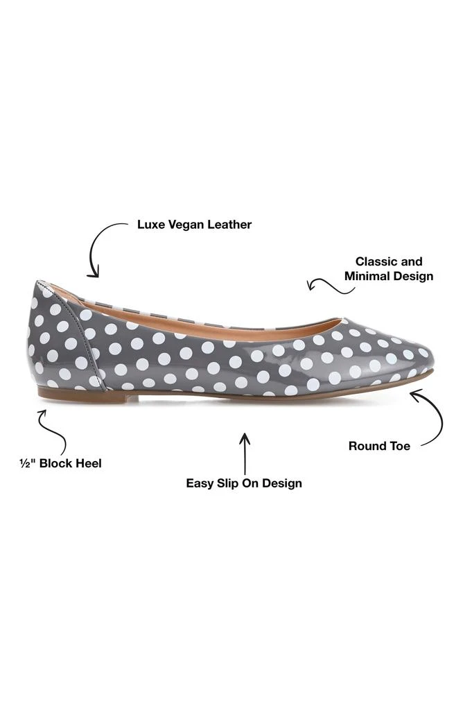Journee Collection Kavn Ballet Flat - Narrow Width 8