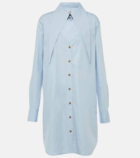 Vivienne Westwood Heart cutout cotton shirt dress 1