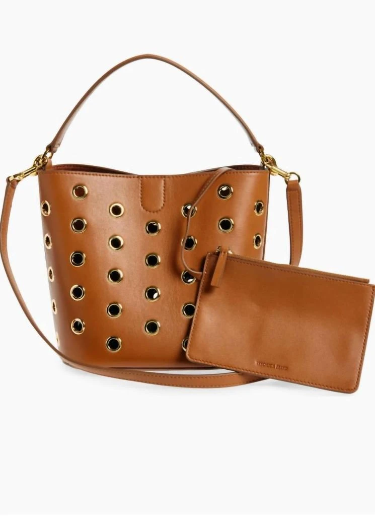 VERONICA BEARD Small Grommet Feedbag In Hazelwood 2