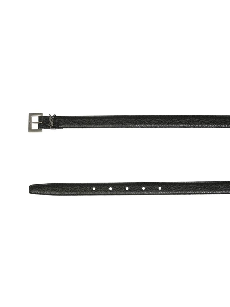 Yves Saint Laurent Saint Laurent Monogram Appliqué Belt 3