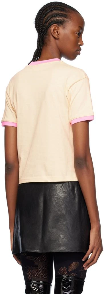 GCDS Beige Bling T-Shirt 3