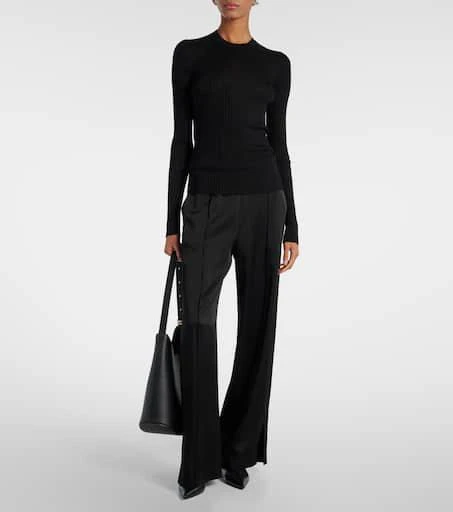 Jil Sander Ribbed-knit silk sweater 2