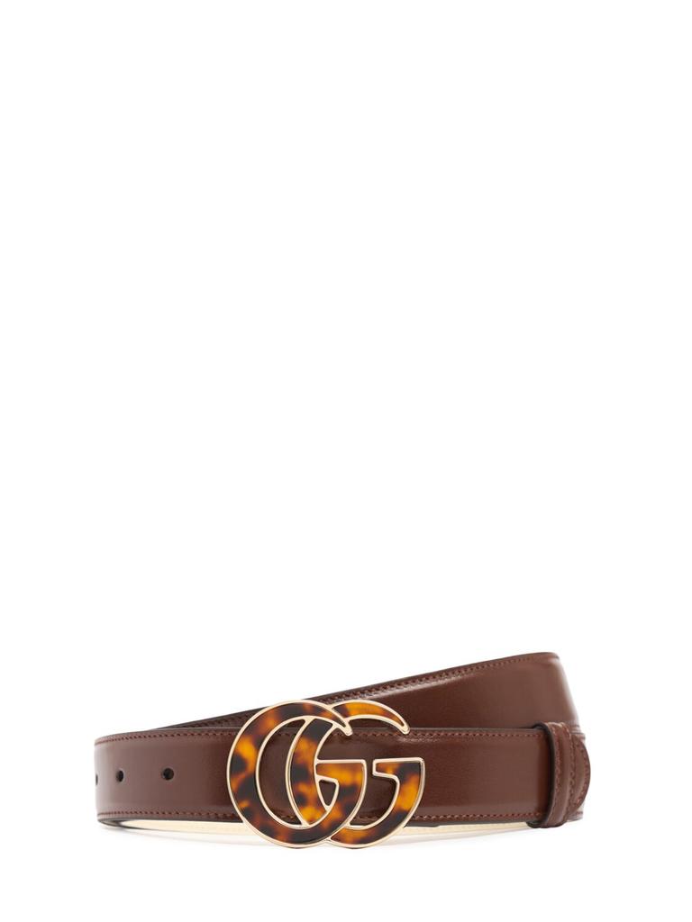 Gucci 30mm Gg Marmont Leather Belt