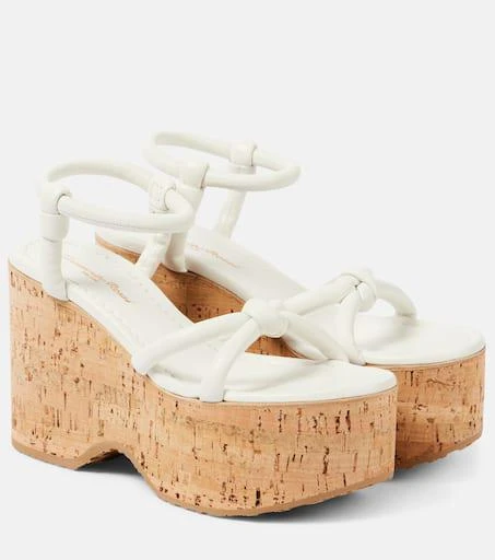 Gianvito Rossi Alma leather sandals 1